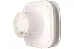 Badkamerventilator Supra Design - Met nalooptimer en vochtsensor - Vent Axia - Ø 125 mm - 125HT