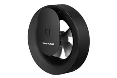 Badkamer ventilator Svara met timer, vocht- en lichtsensor 100-125mm (app-gestuurd) ZWART