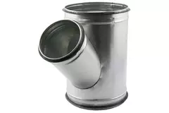 T-stuk Ø 80mm - Ø 80mm voor spirobuis (45°)