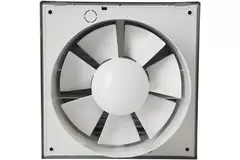 Badkamerventilator Ø 100 mm RVS met timer - Design EET100Ti
