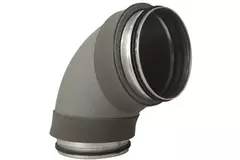 Thermoduct geïsoleerde bocht 90 graden diameter 200 mm