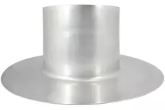 Thermoduct aluminium plakplaat voor dakdoorvoer diameter 250 mm