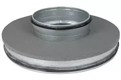 Couvercle isolé Thermoduct avec embout plat de 200 mm - 160 mm de diamètre