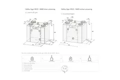 Ubbink WTW wandunit Ubiflux Vigor W325 4/0 links enthalpie
