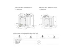 Ubbink WTW wandunit Ubiflux Vigor W325 2/2 rechts