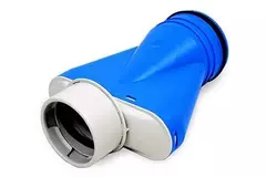 Vent-Axia Uniflexplus ventilatie ventielcollector Ø90 mm met tuit Ø125 mm
