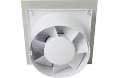 Air Roxy badkamerventilator met aansluitdiameter 125 mm met timer en vertraagde start - front goud aluminium