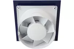 Air Roxy badkamerventilator met aansluitdiameter 125 mm met timer – kunststof front blauw