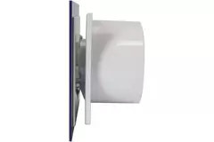 Air Roxy badkamerventilator met aansluitdiameter 125 mm met timer – kunststof front blauw