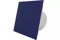 Air Roxy badkamerventilator met aansluitdiameter 125 mm met timer – kunststof front blauw