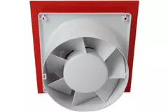 Air Roxy badkamerventilator met aansluitdiameter 125 mm - kunststof front rood