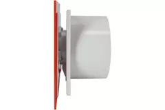 Air Roxy badkamerventilator met aansluitdiameter 125 mm - kunststof front rood
