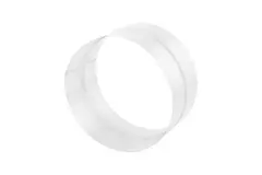 Raccord femelle pour raccords spiralés Ø 200 mm - sur mesure RAL9010
