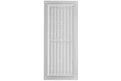 Grille de ventilation rectangulaire grillagée 130 x 300 blanc - VR1330