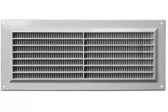 Grille de ventilation rectangulaire grillagée 130 x 300 gris - VR1330P