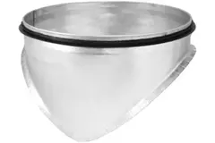 Zadelstuk Ø 630 mm - 160mm (90°) - Gegalvaniseerd